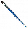 Кисть синтетика №12 плоская Da Vinci Forte Basic 394 короткая ручка