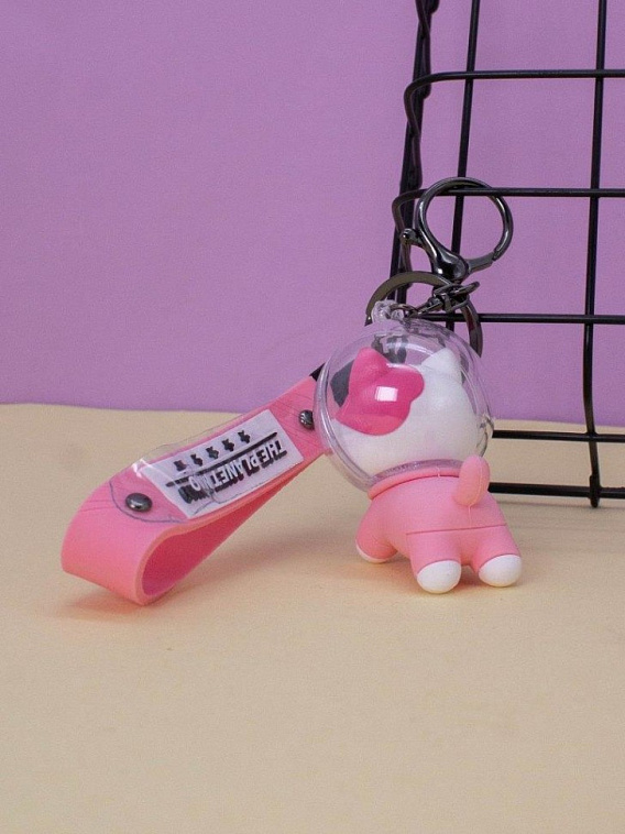 Брелок "Cat astronaut", pink