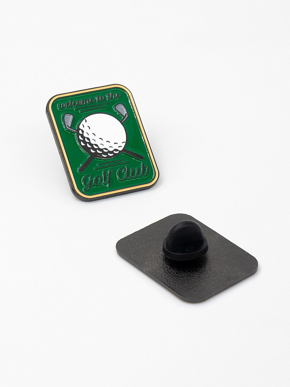 Значок эмалированный "Golf club" 606x758