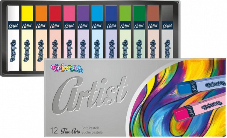 Набор сухой пастели Colorino "Artist" 12 цветов 606x758