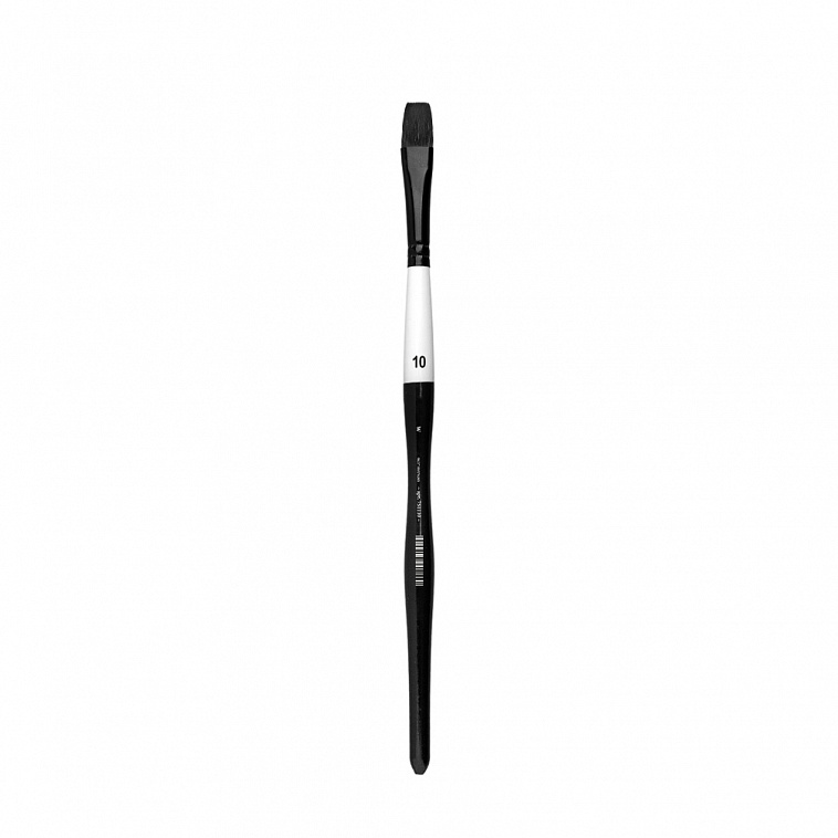 Кисть имитация белки №10 плоская Малевичъ "Blanka" 606x758