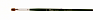 Кисть синтетика №6 плоская Pinax "FLAT COMB 274" короткая ручка