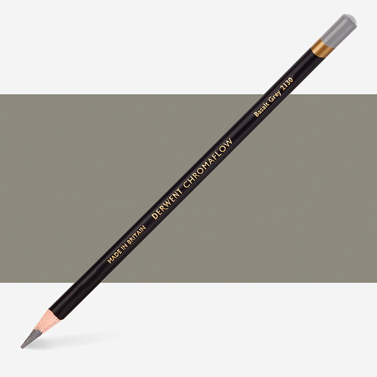 Карандаш цветной Derwent "Chromaflow" Базальтовый серый 606x758