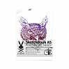 Скетчбук с бумагой Fabriano Black Bunny "Голова совы" А5 64 л 110 г