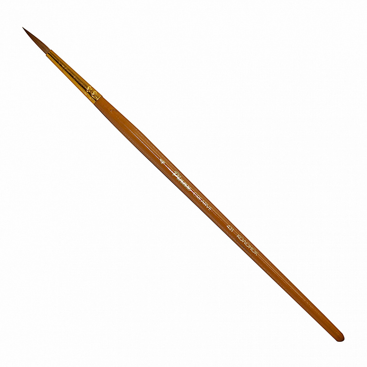 Кисть колонок №4 круглая Pinax "Creative 431" короткая ручка 606x758