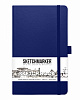 Блокнот для зарисовок Sketchmarker 13х21 см 80 л 140 г, твердая обложка Королевский синий 1