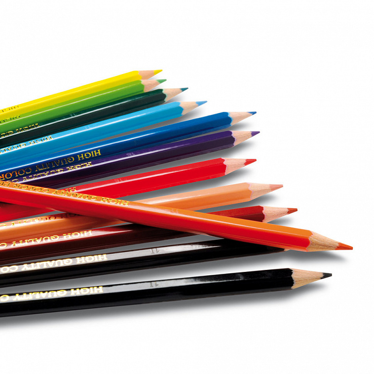 Набор карандашей акварельных Pentel "Colour pencils" 24 цв, в картонной коробке