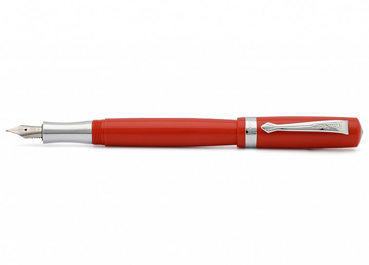 Ручка перьевая Kaweco STUDENT M 0,9 мм, чернила синие, корпус красный