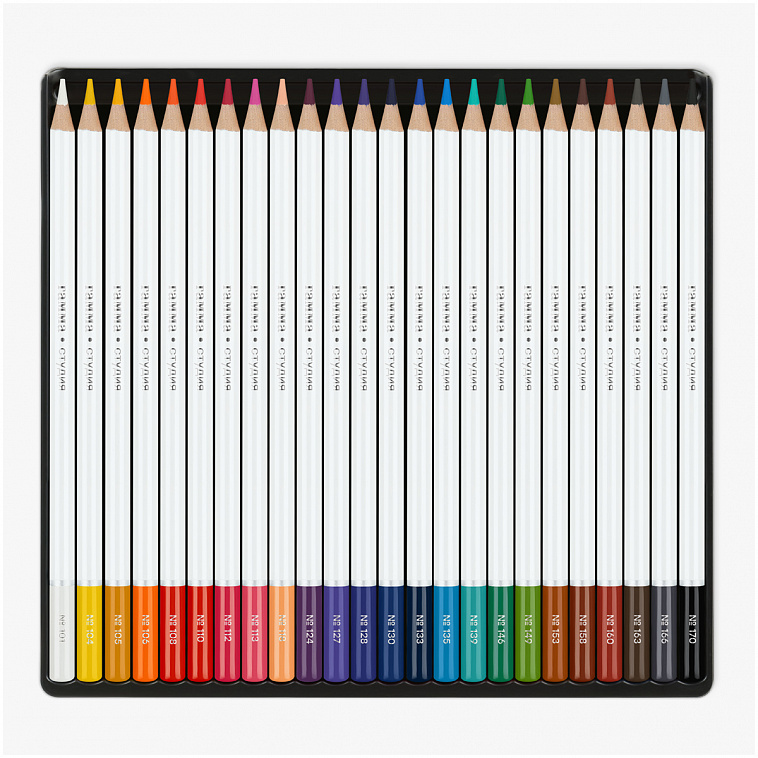 Набор карандашей цветные Гамма "Студия", 24 цв., заточен.,  картон. упаковка