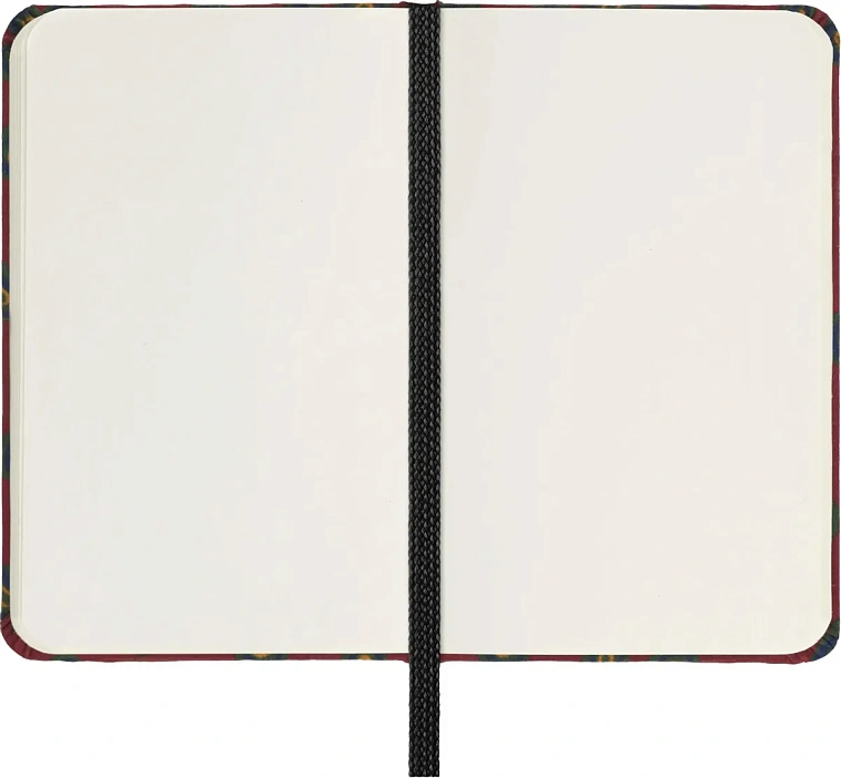 Блокнот нелинованный Moleskine "Le Prescious & Ethical silk" XS 65х105 мм 160 стр, подар.кор. бордов 606x758