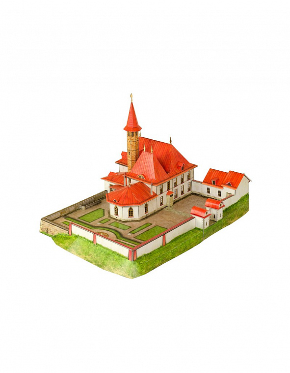 Сборная модель из картона Архитектурные памятники "Приоратский дворец"