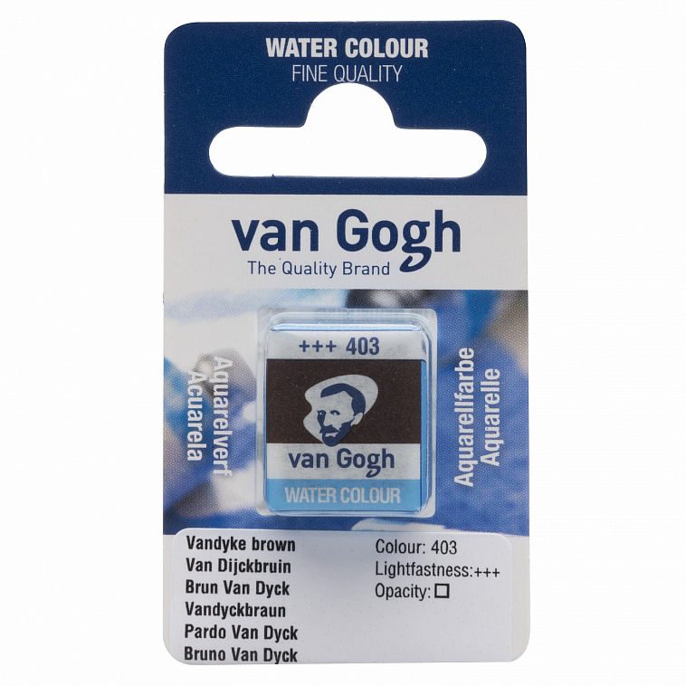Акварель Talens "Van Gogh" в кювете Ван-Дик коричневый 606x758
