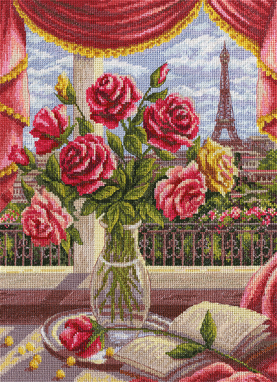 Набор для вышивания PANNA "Окно в Париж" 