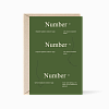 Открытка "Number" 1