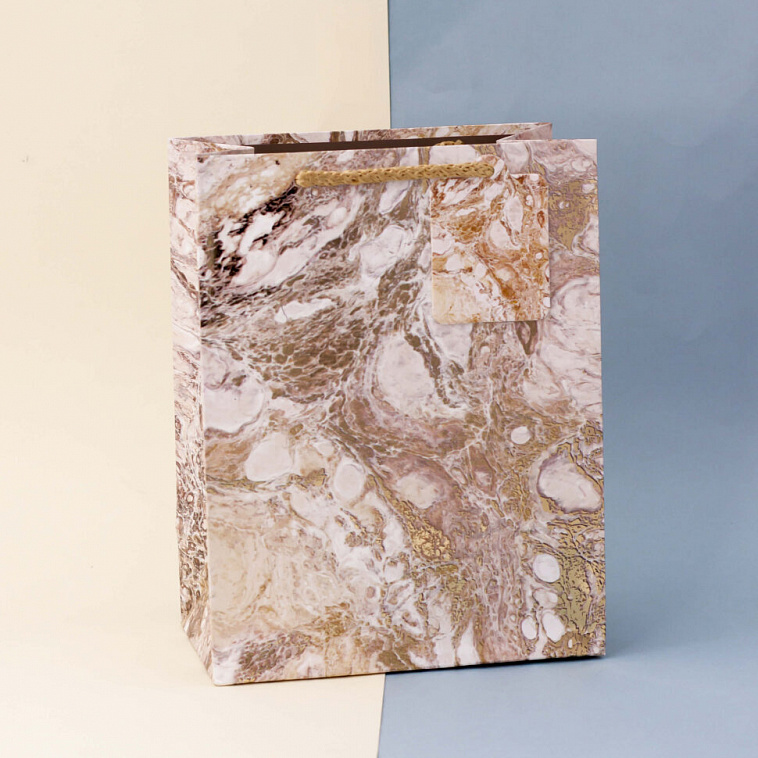 Пакет подарочный "Paints", brown S 606x758