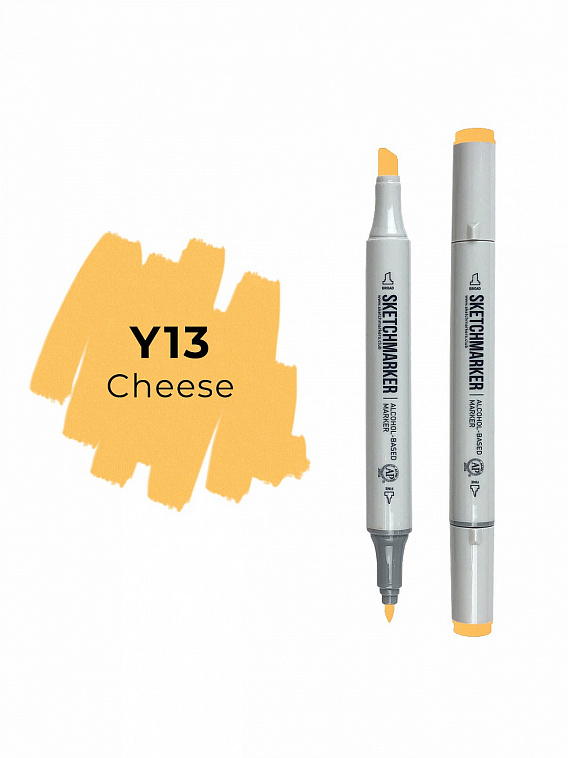 Маркер двухсторонний на спиртовой основе Sketchmarker Цвет Сыр 606x758