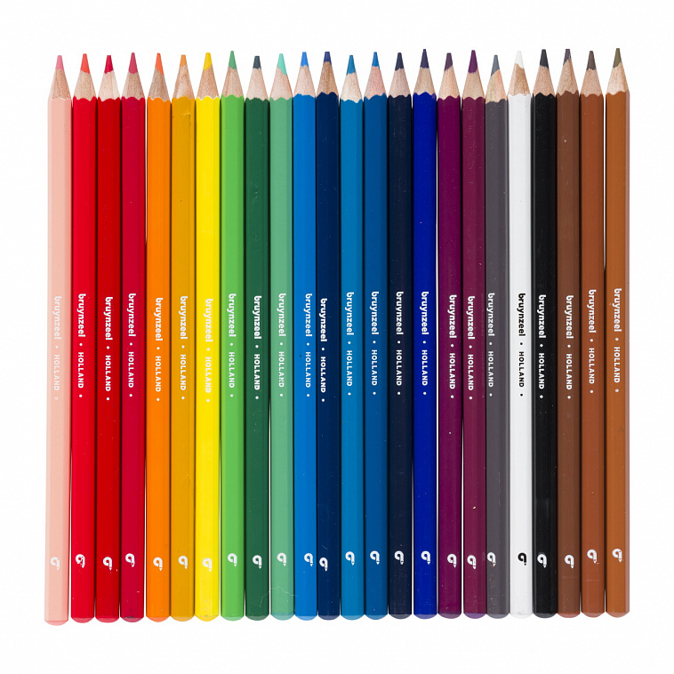 Набор карандашей цветных Bruynzeel 24 шт в картонной коробке