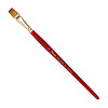 Кисть синтетика №12 плоская Pinax "Oro Rosso 754" короткая ручка
