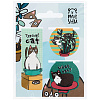 Закладки магнитные для книг MESHU "Juisy cat" 3 шт 1