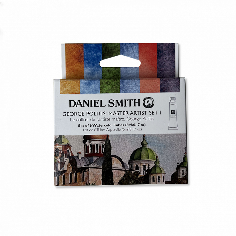 Набор акварели Daniel Smith "George Politis' Master Artist Set I" в тубах 6 цв*5 мл