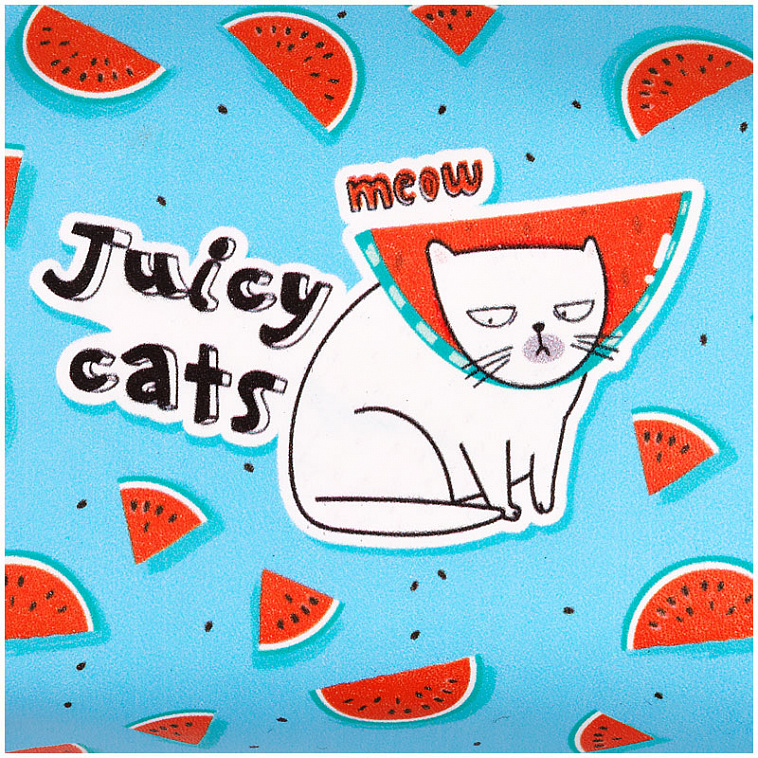 Пенал мягкий MESHU "Juicy cats" 200*55*40 см, искусственная кожа
