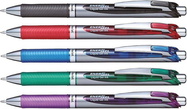 Ручка гелевая Pentel "Energel" 0,7 мм 606x758