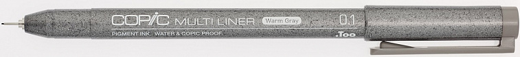 Линер Copic "Multiliner" 0,1 мм, серый теплый