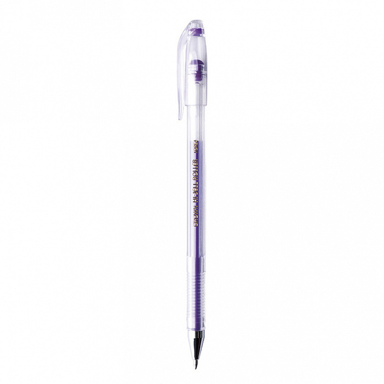 Ручка гелевая Crown HJR-500GSM 0,7 мм металлик Фиолетовая   606x758