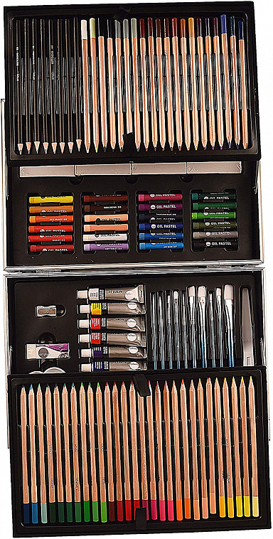Художественный набор в чемодане SIMPLY "Complete Artist kit", 122 предмета