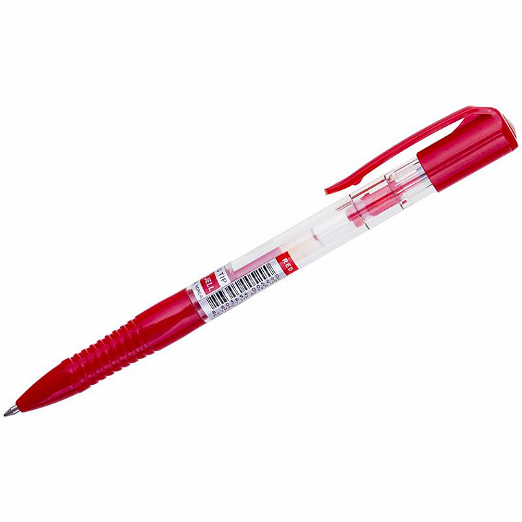Ручка гелевая 0,7 мм красная автомат
