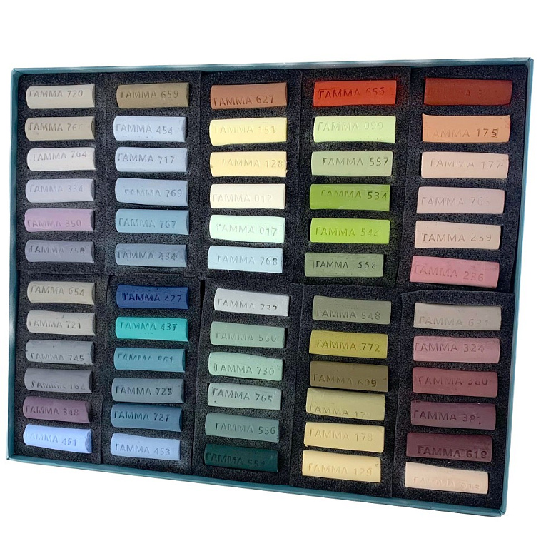 Набор пастели сухая Гамма, 60 цветов, палитра О. Абрамовой, картон.упаковка 606x758