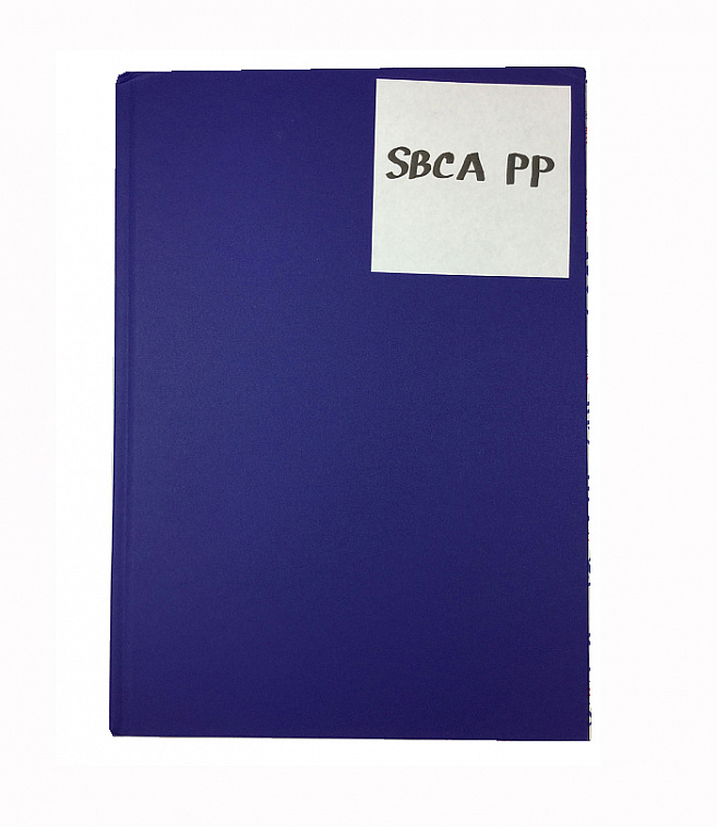 Скетчбук Seawhite Portrait Coloured Cover Sketchbook, А4, 92 стр, 140 г, голубой, твердая обложка