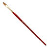 Кисть синтетика №8 овальная "язык" Pinax "Oro Rosso 756" короткая ручка