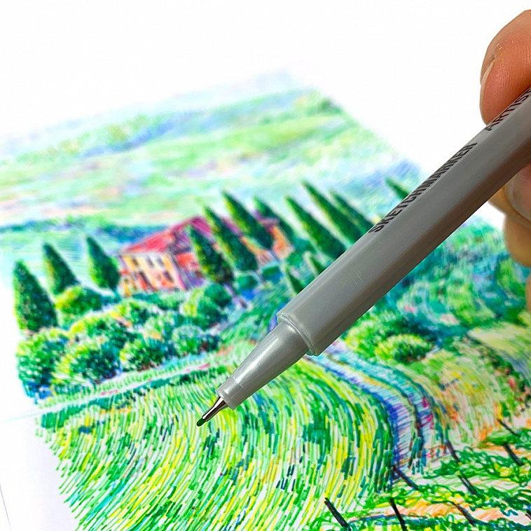 Ручка капиллярная SKETCHMARKER Artist fine pen, все цвета