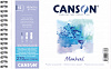 Альбом для акварели на спирали Canson "Montval" Torchon 13,5x21см 12 л 270 г 1
