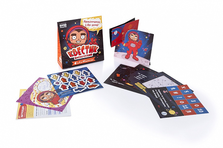 Игра БАНДА УМНИКОВ Квестик космический 606x758