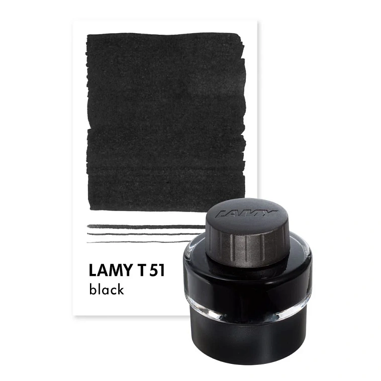 Чернила LAMY T51 в банке 30 мл Черный 606x758