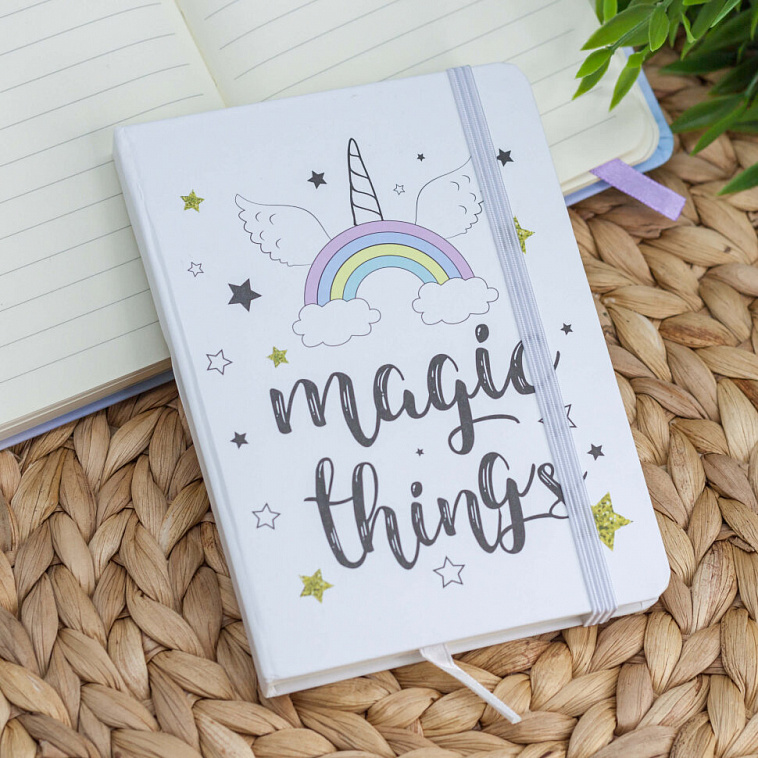 Блокнот "Rainbow magic thinks" white A6 606x758