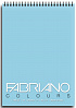 Альбом для графики на спирали Fabriano "Writing Colors" 21х29,7 см 100 л 80 г небесный