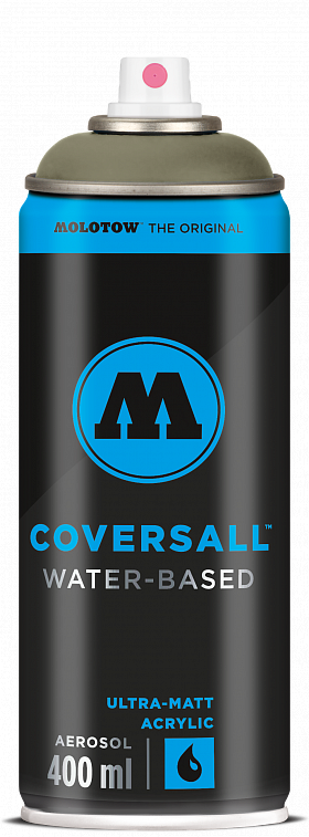 Аэрозольная краска Molotow "Coversall WB" 400 мл,  #175 stone grey middle 606x758