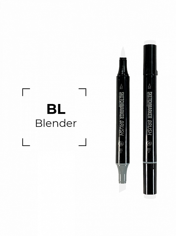 Маркер двухсторонний на спиртовой основе Sketchmarker Brush Цвет Блендер 606x758