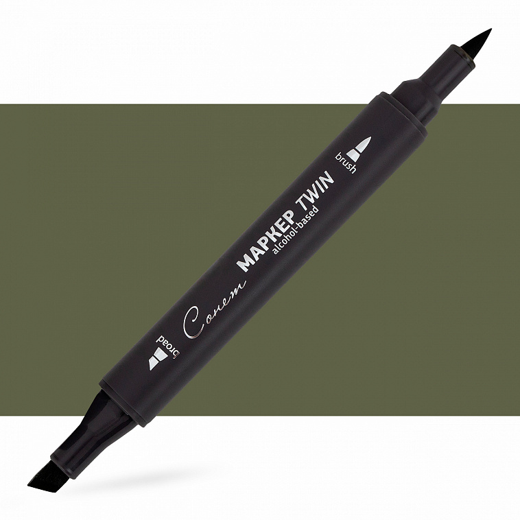 Маркер спиртовой Сонет "TWIN Brush" Морская сосна 606x758