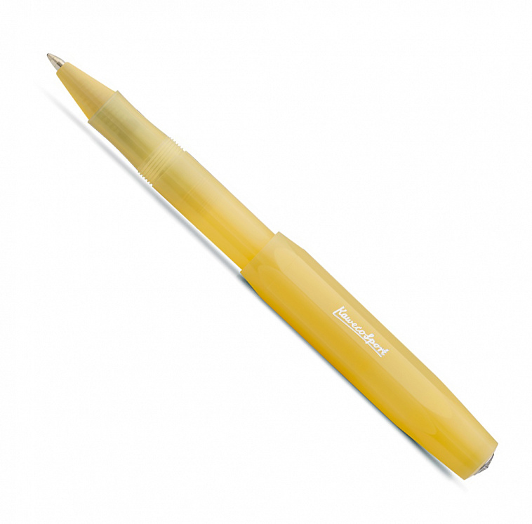 Ручка-роллер KAWECO FROSTED Sport 0,7 мм, корпус банановый