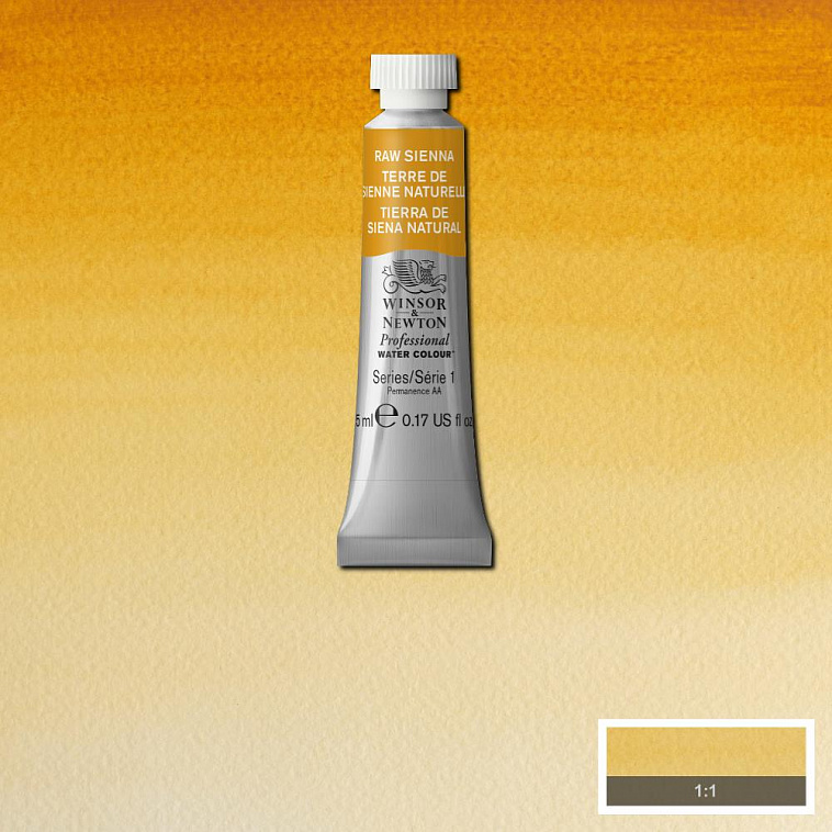 Акварель Winsor&Newton "Professional" в тюбике 5 мл Сиена натуральная 606x758