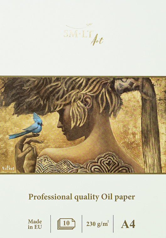 Альбом-склейка для масла SMLT Oil painting paper А4 10 л 230 г