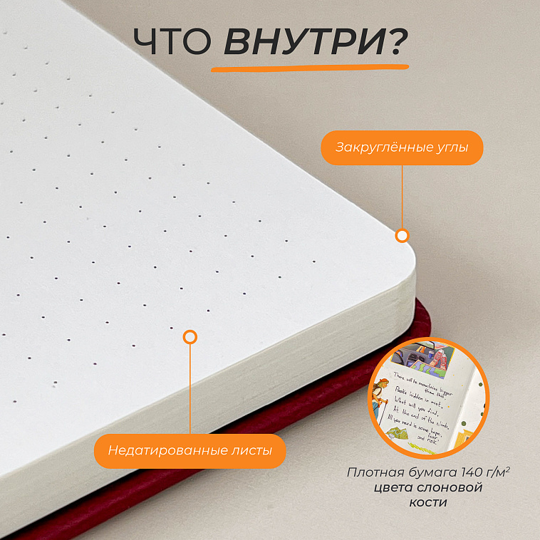 Вишнёвый планер в точку Remarklee Aesthetic В6+ 606x758