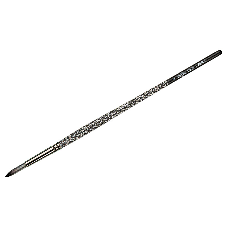 Кисть синтетика №6 круглая Гамма "Safari" средняя ручка 606x758