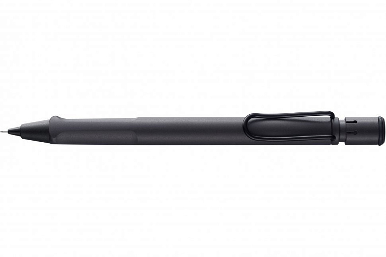 Карандаш автоматический Lamy Steel Black 1E2 safari, 0,5 мм 606x758