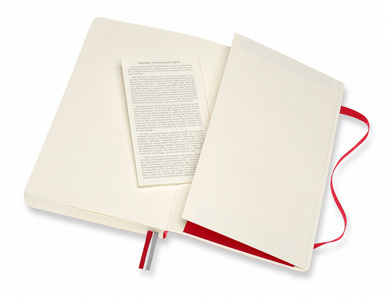 Записная книжка в линейку Moleskine "Classic Soft Expended" Large 13х21 cм 400 стр., мягкая обложка, 606x758