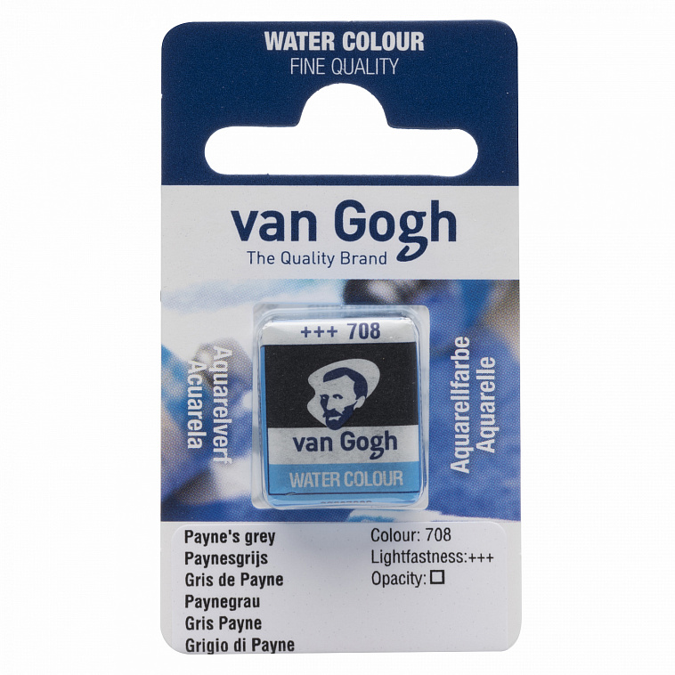 Акварель Talens "Van Gogh" в кювете Серый Пейна 606x758